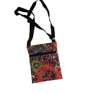 Nylon Zipper Bag Peace Design